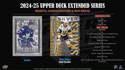2024/25 Upper Deck Extended Series Hockey Hobby Box - Columbia Hobby - Sports Card Boxes - Toploaders - Card Savers