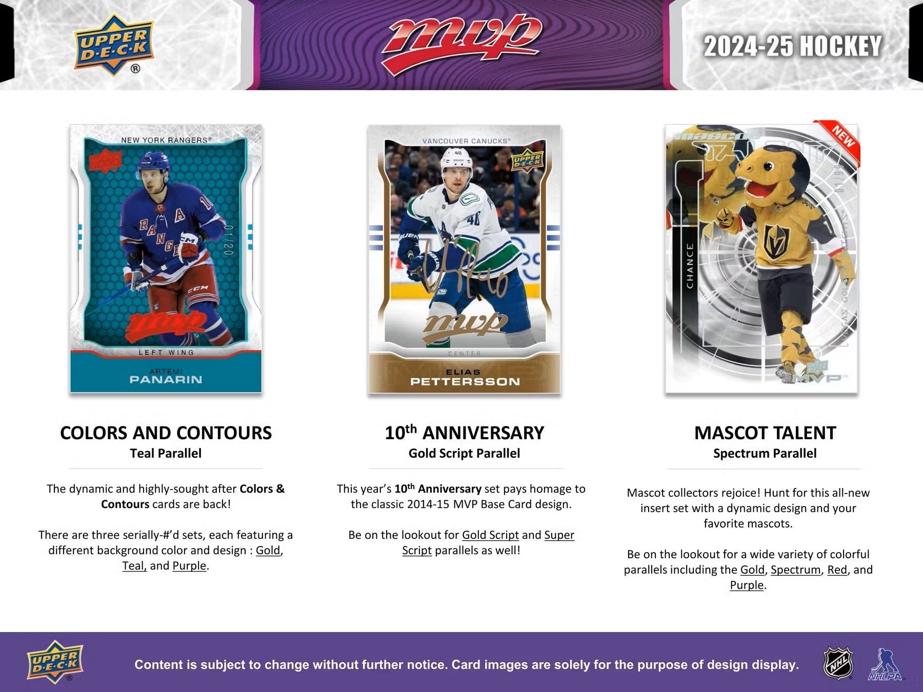 2024/25 Upper Deck MVP Hockey Hobby Box | Columbia Sports Cards - Columbia Hobby - Sports Card Boxes - Toploaders - Card Savers