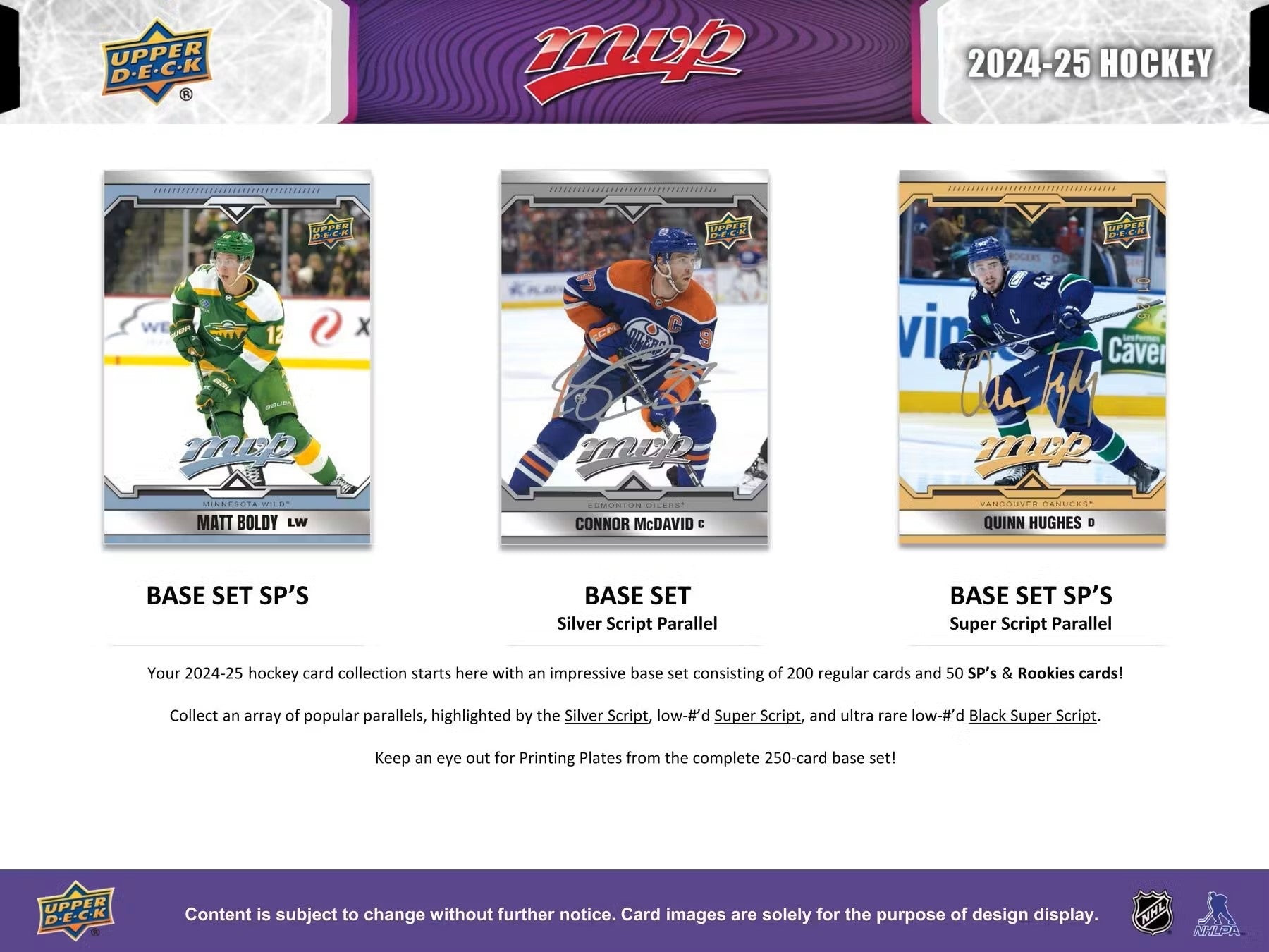 2024/25 Upper Deck MVP Hockey Hobby Box | Columbia Sports Cards - Columbia Hobby - Sports Card Boxes - Toploaders - Card Savers