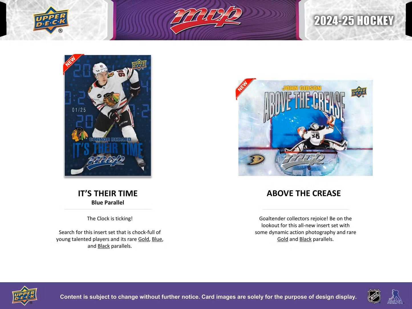 2024/25 Upper Deck MVP Hockey Hobby Box | Columbia Sports Cards - Columbia Hobby - Sports Card Boxes - Toploaders - Card Savers