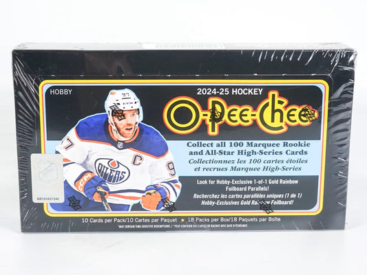2024/25 Upper Deck O - Pee - Chee Hockey Hobby Box - Columbia Hobby - Sports Card Boxes - Toploaders - Card Savers