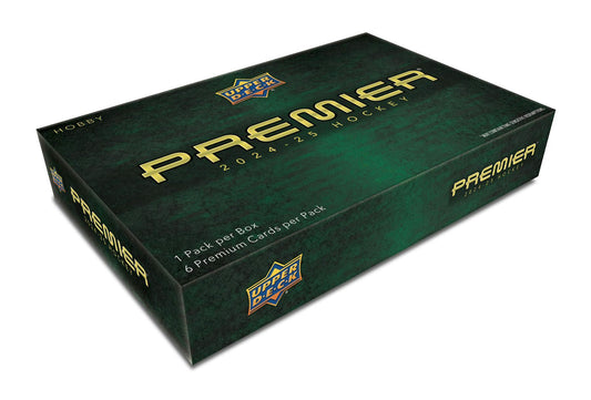 2024/25 Upper Deck Premier Hockey Hobby Box - Columbia Hobby - Sports Card Boxes - Toploaders - Card Savers