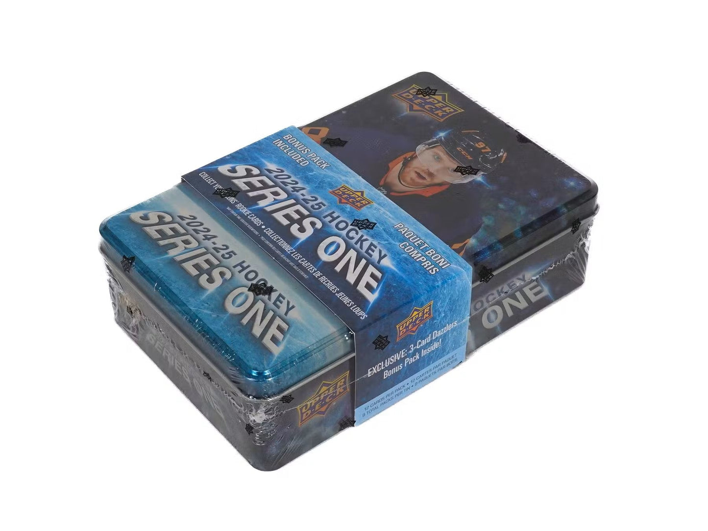 2024/25 Upper Deck Series 1 Hockey Tin - Columbia Hobby - Sports Card Boxes - Toploaders - Card Savers