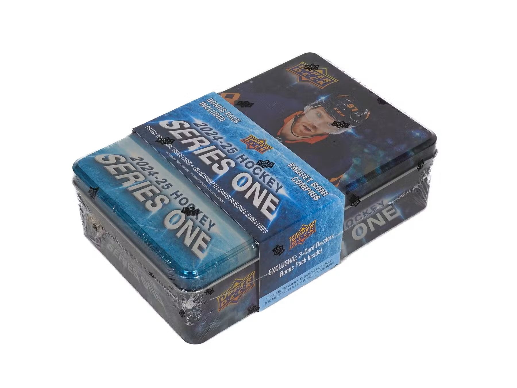 2024/25 Upper Deck Series 1 Hockey Tin - Columbia Hobby - Sports Card Boxes - Toploaders - Card Savers