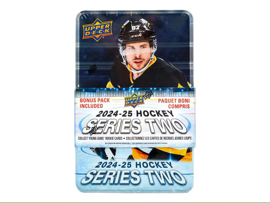 2024/25 Upper Deck Series 2 Hockey Tin - Columbia Hobby - Sports Card Boxes - Toploaders - Card Savers