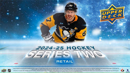 2024/25 Upper Deck Series 2 Hockey Tin - Columbia Hobby - Sports Card Boxes - Toploaders - Card Savers