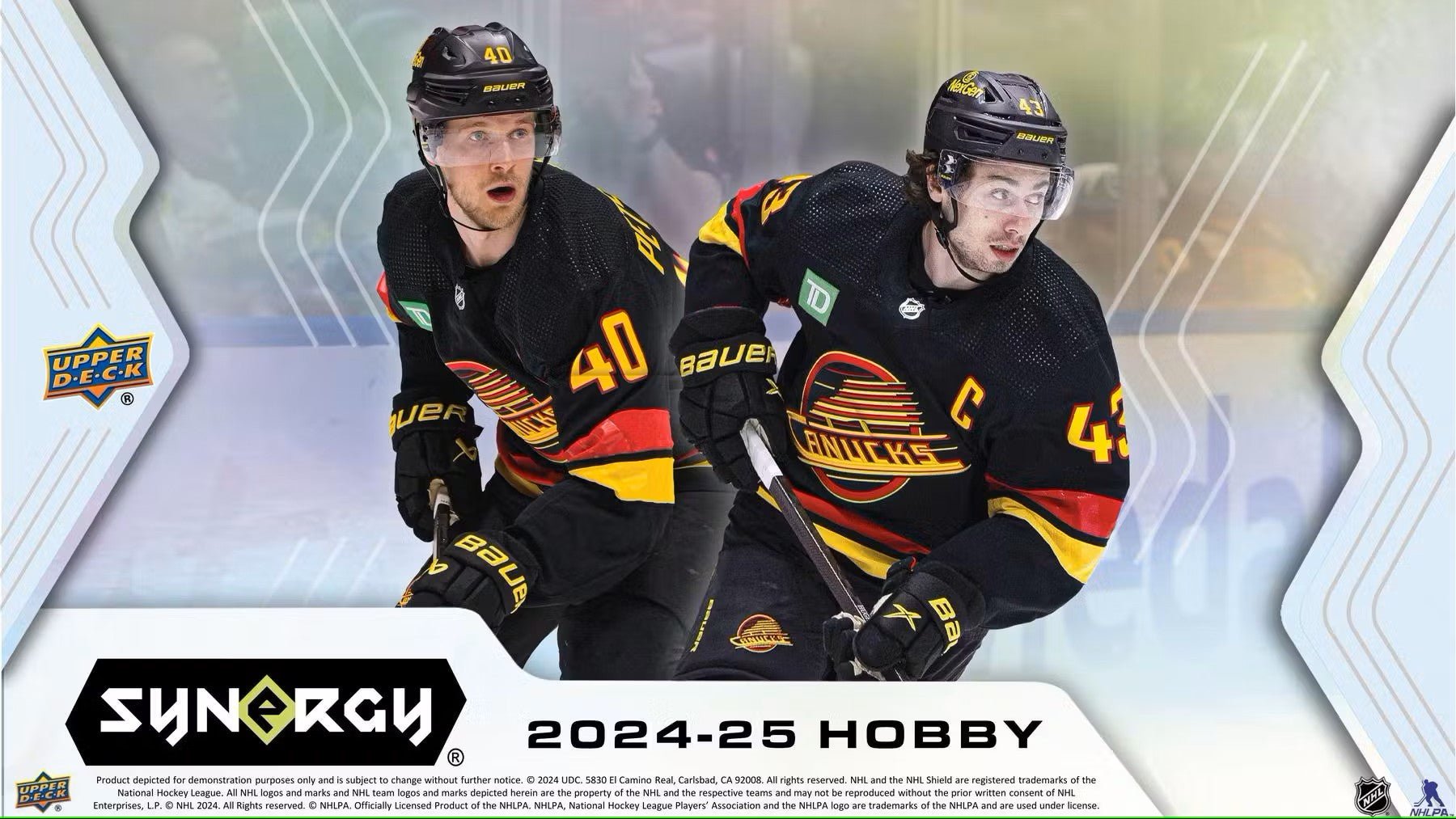 2024/25 Upper Deck Synergy Hockey Hobby Box - Columbia Hobby - Sports Card Boxes - Toploaders - Card Savers