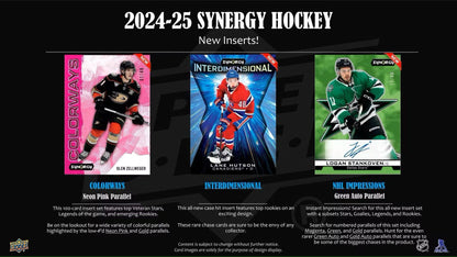 2024/25 Upper Deck Synergy Hockey Hobby Box - Columbia Hobby - Sports Card Boxes - Toploaders - Card Savers