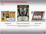 2024 Leaf Press Pass Premium Baseball Hobby Box