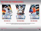 2024 Leaf Press Pass Premium Baseball Hobby Box