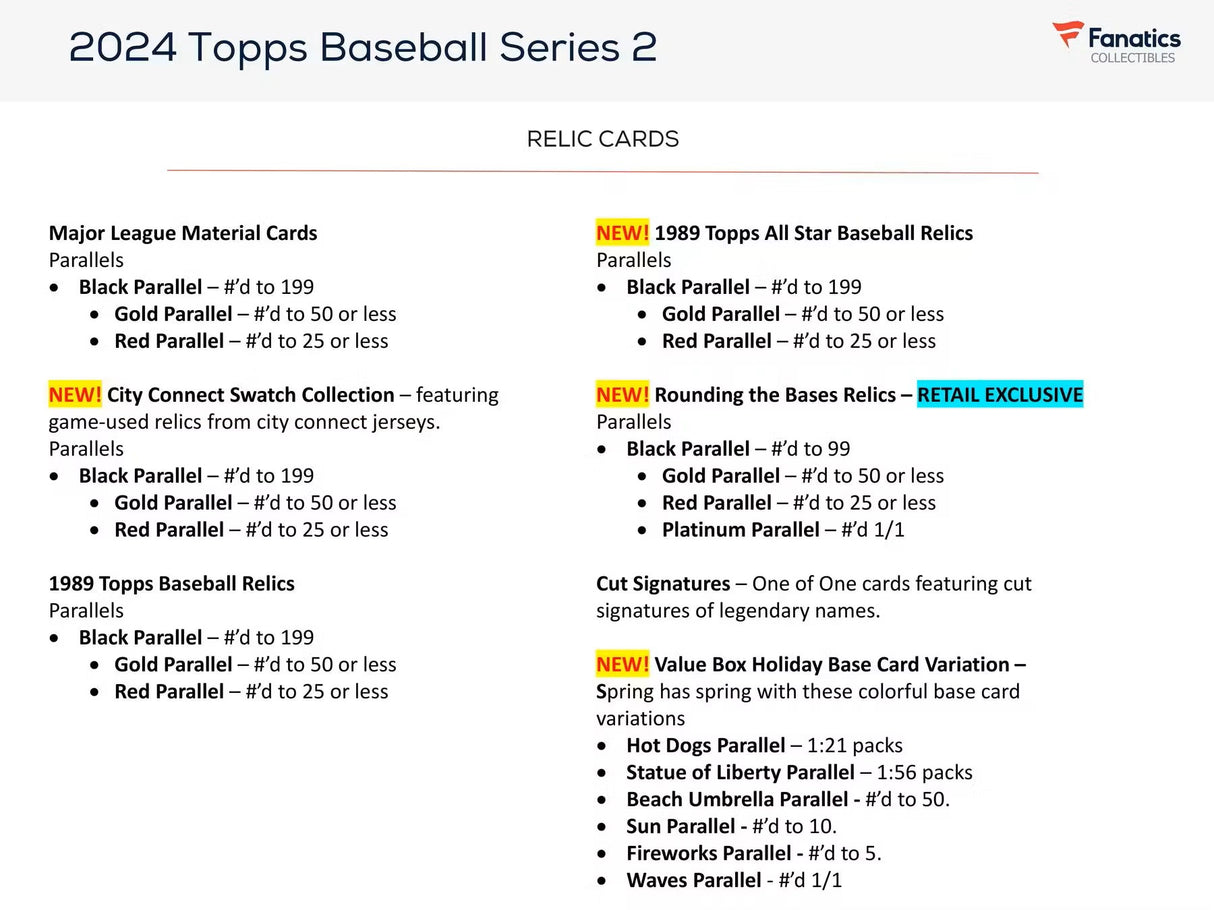 2024 Topps Series 2 Baseball 7-Pack Blaster Box