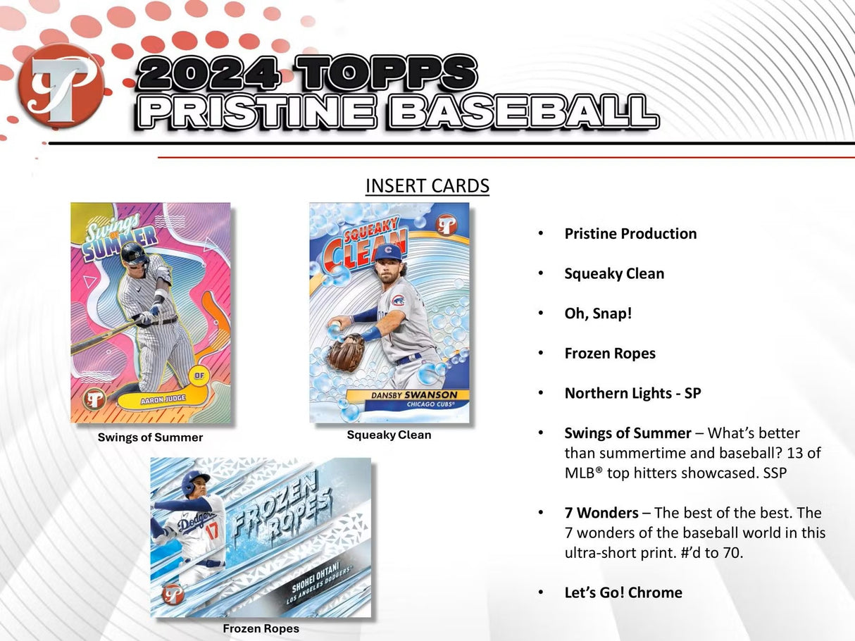 2024 Topps Pristine Baseball Hobby Box