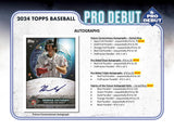 2024 Topps Pro Debut Baseball Hobby Jumbo Box