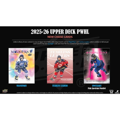 2025/26 Upper Deck PWHL Hockey Hobby Box | Columbia Hobby - Sports Card Boxes - Toploaders - Card Savers.