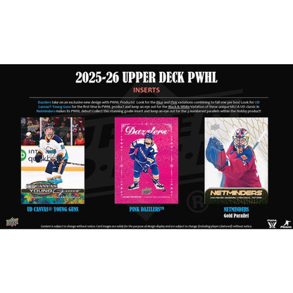 2025/26 Upper Deck PWHL Hockey Hobby Box | Columbia Hobby - Sports Card Boxes - Toploaders - Card Savers.
