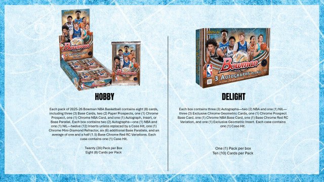 2025 - 26 Bowman Basketball Hobby Jumbo Box | Columbia Sports Cards - Columbia Hobby - Sports Card Boxes - Toploaders - Card Savers