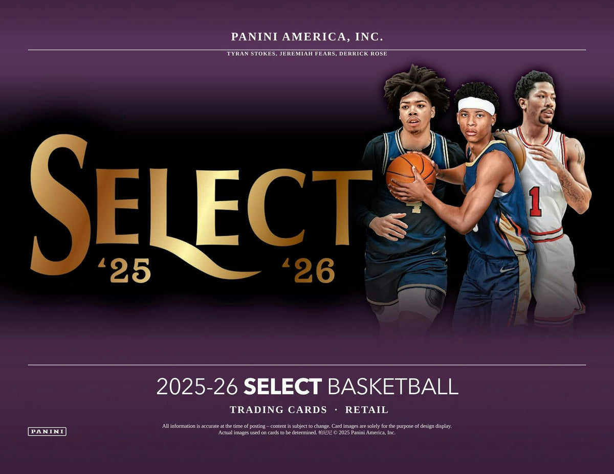 2025/26 Panini Select Basketball Blaster Hobby Box sell sheet 1
