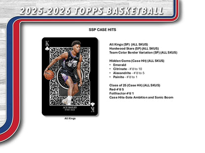 2025 - 26 Topps Basketball Mega Box | Columbia Sports Cards - Columbia Hobby - Sports Card Boxes - Toploaders - Card Savers