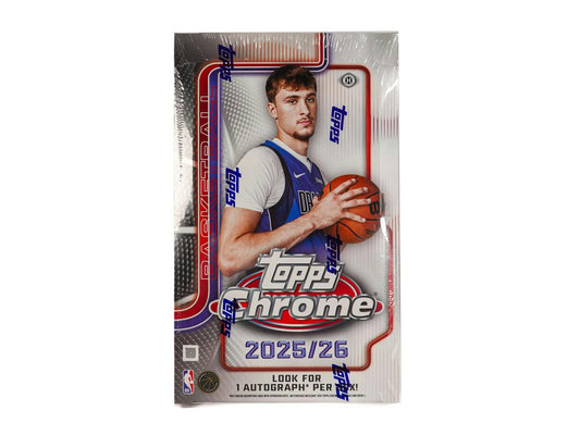 2025 - 26 Topps Chrome Basketball Hobby Box | Columbia Sports Cards - Columbia Hobby - Sports Card Boxes - Toploaders - Card Savers