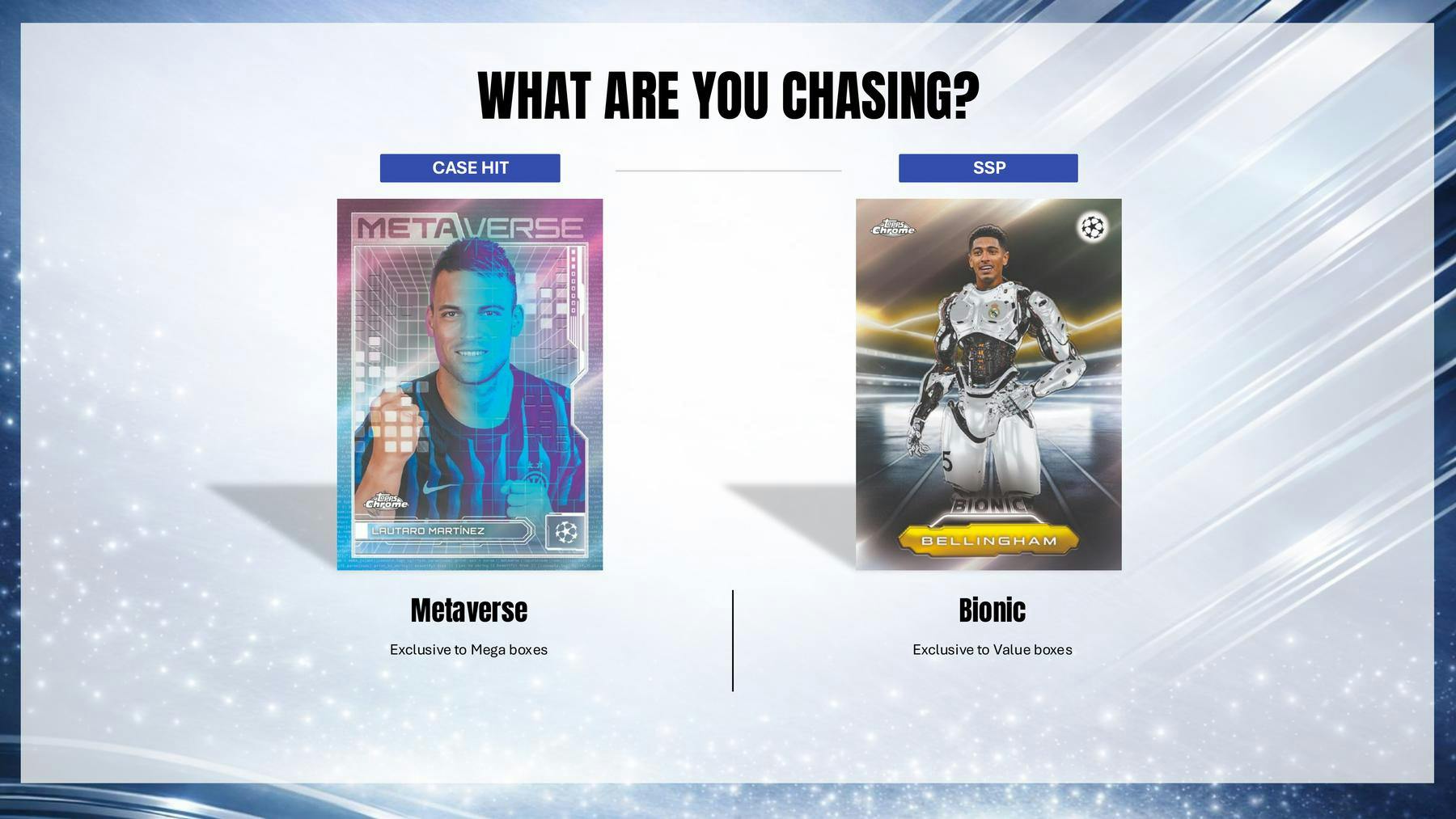 2025 - 26 Topps Chrome UEFA Club Competitions Soccer Mega Box | Columbia Sports Cards - Columbia Hobby - Sports Card Boxes - Toploaders - Card Savers
