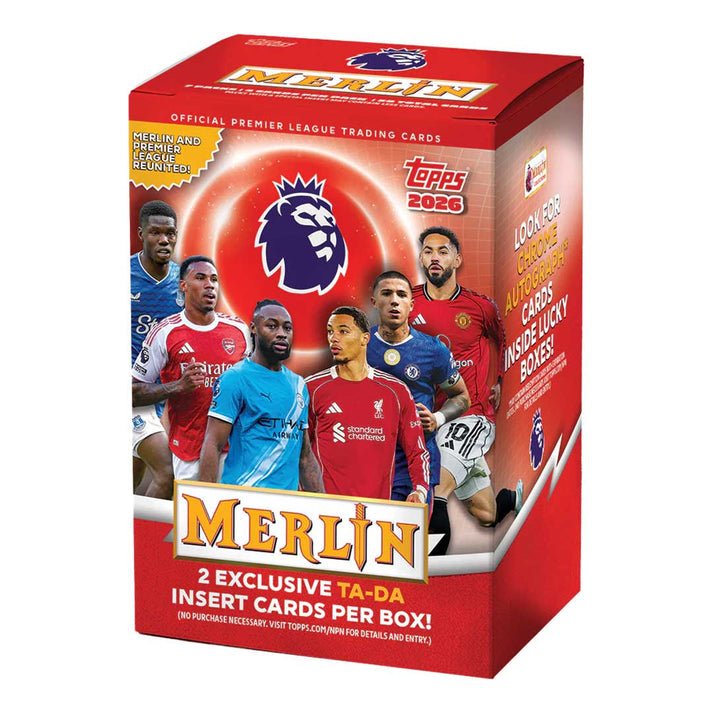 2025-26 Topps Merlin English Premier League Soccer Blaster Box | Columbia Sports Cards - Columbia Sports Cards