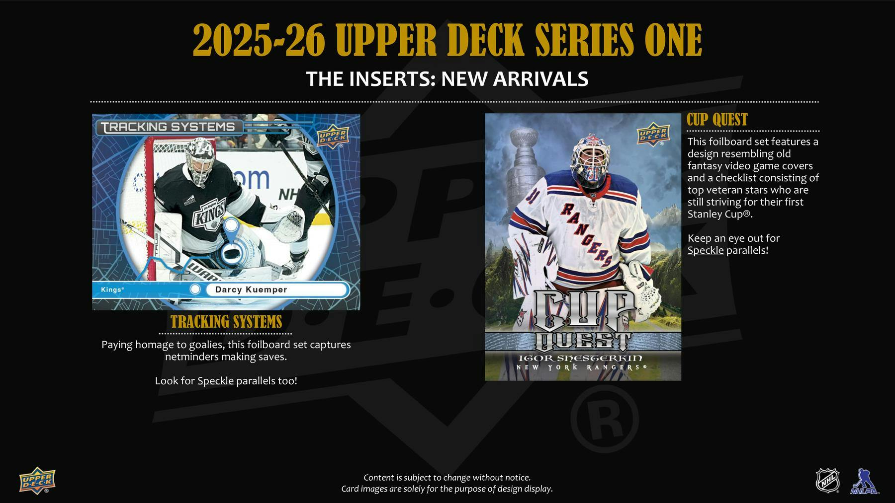 2025 - 26 Upper Deck Series 1 Hockey Tin Box - Columbia Hobby - Sports Card Boxes - Toploaders - Card Savers