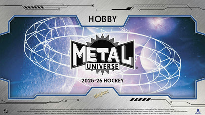 2025 - 26 Upper Deck Skybox Metal Universe Hockey Hobby Box - Columbia Hobby - Sports Card Boxes - Toploaders - Card Savers