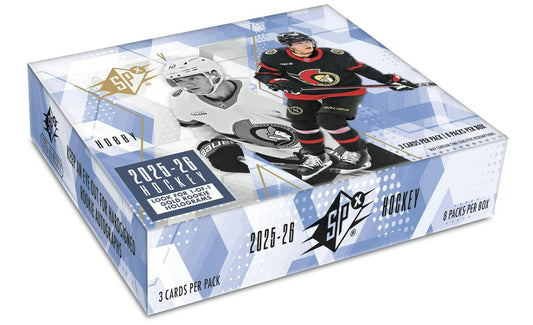 2025 - 26 Upper Deck SPx Hockey Hobby Box - Columbia Hobby - Sports Card Boxes - Toploaders - Card Savers