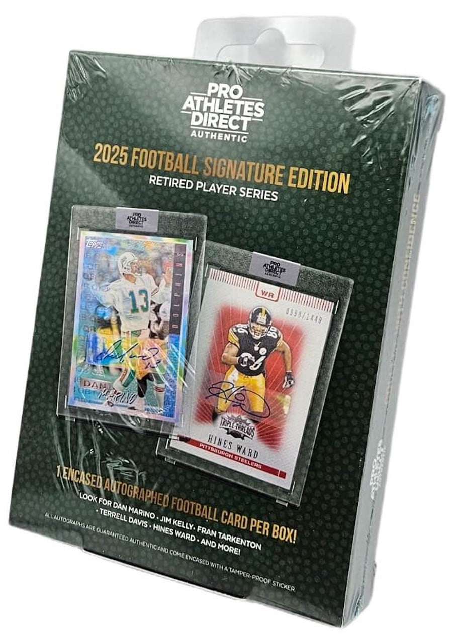 2025 Pro Athletes Direct Authentic Retired Signature Edition Football