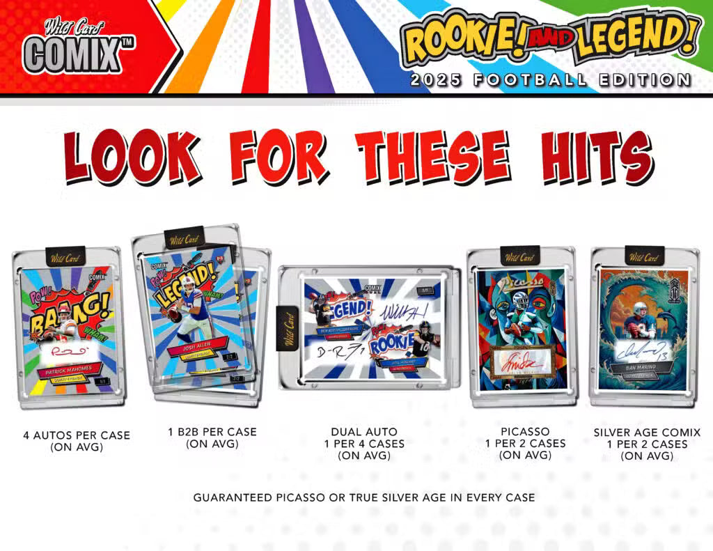 2025 Wild Card Comix Rookie & Legend Football Hobby | Columbia Sports Cards