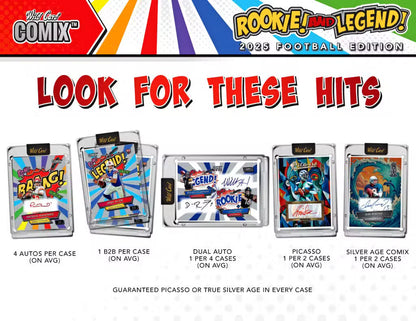 2025 Wild Card Comix Rookie & Legend Football Hobby | Columbia Sports Cards