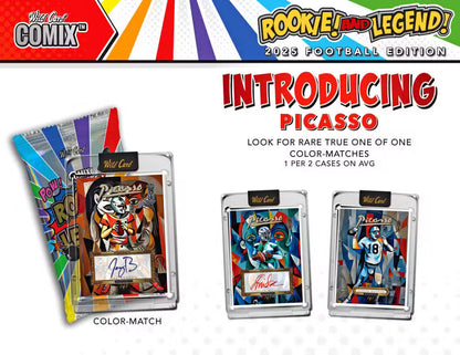2025 Wild Card Comix Rookie & Legend Football Hobby | Columbia Sports Cards