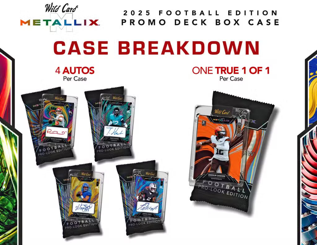 2025 Wild Card Metallix Football Promo Deck Box | Columbia Sports