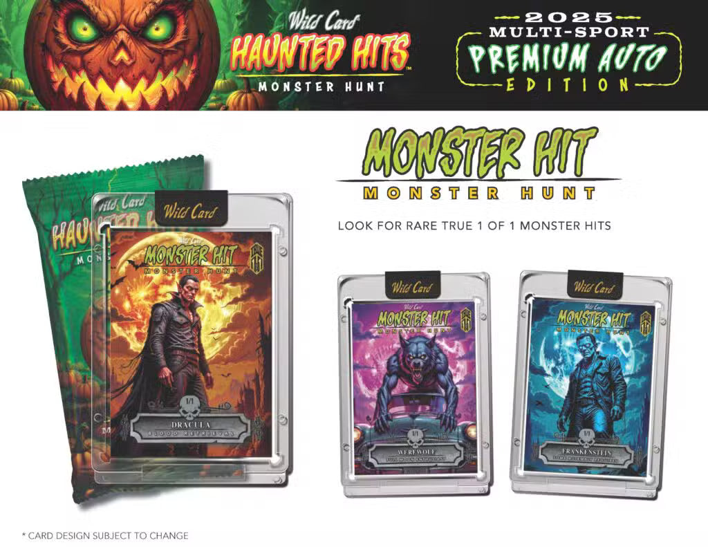 2025 Wild Card Haunted Hits Multi-Sport Premium Auto Edition Hobby