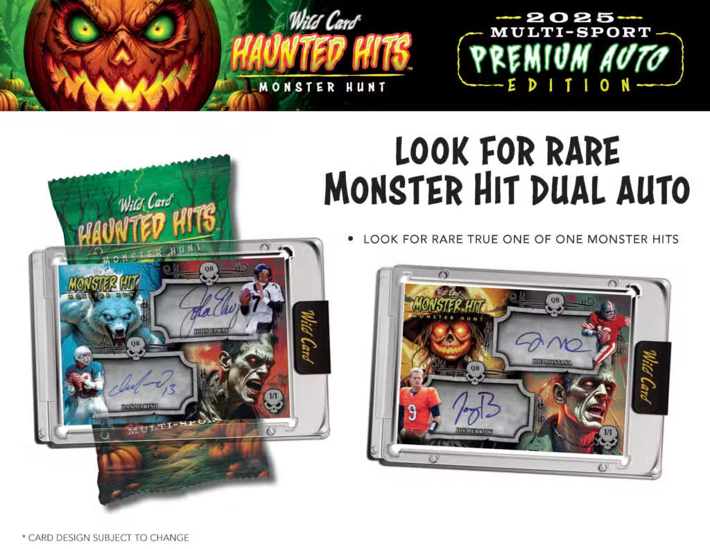 2025 Wild Card Haunted Hits Multi-Sport Premium Auto Edition Hobby