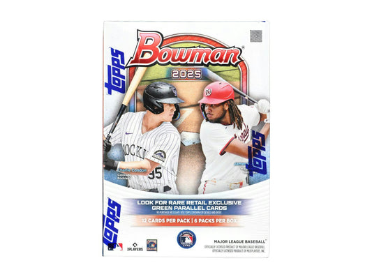 2025 Bowman Baseball 6 - Pack Blaster Box - Columbia Hobby - Sports Card Boxes - Toploaders - Card Savers