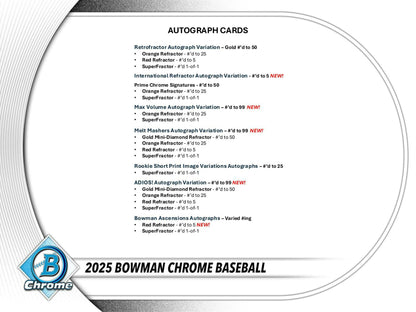 2025 Bowman Chrome Baseball Breaker Delight Box | Columbia Sports Cards - Columbia Hobby - Sports Card Boxes - Toploaders - Card Savers