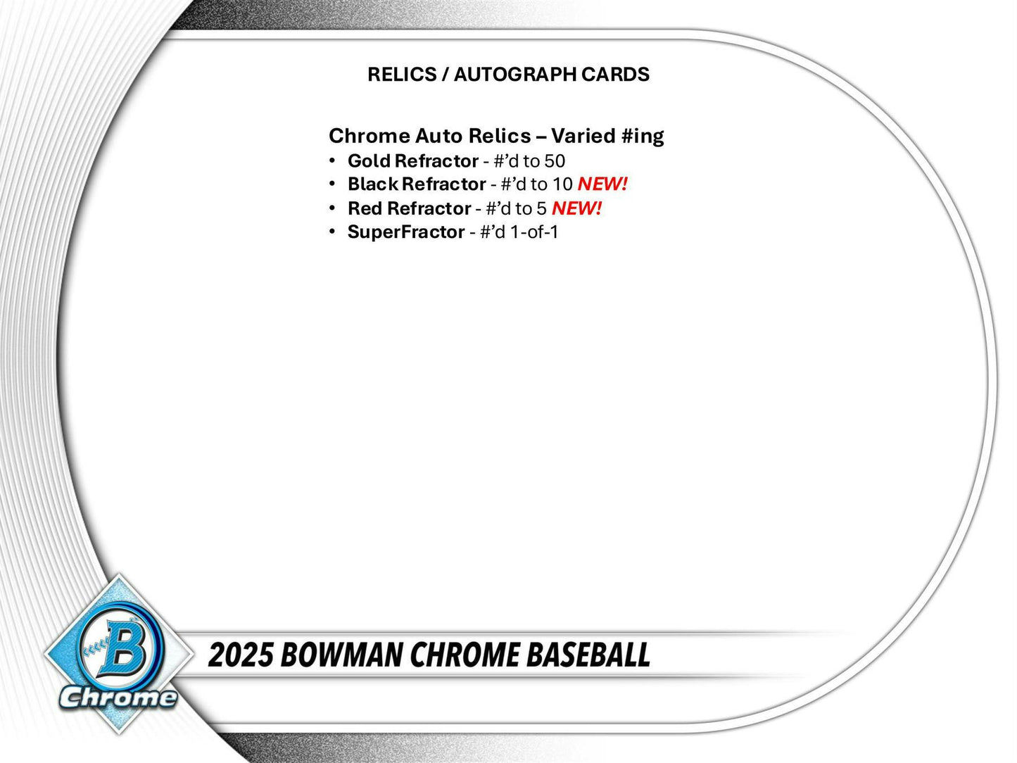 2025 Bowman Chrome Baseball Breaker Delight Box | Columbia Sports Cards - Columbia Hobby - Sports Card Boxes - Toploaders - Card Savers