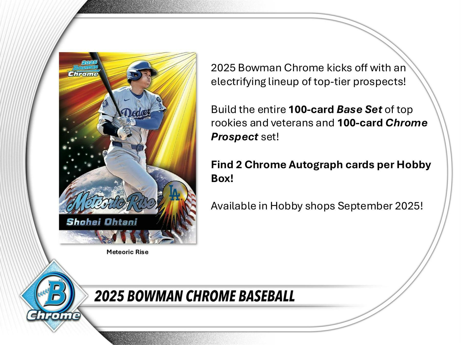 2025 Bowman Chrome Baseball Hobby Box | Columbia Sports Cards - Columbia Hobby - Sports Card Boxes - Toploaders - Card Savers