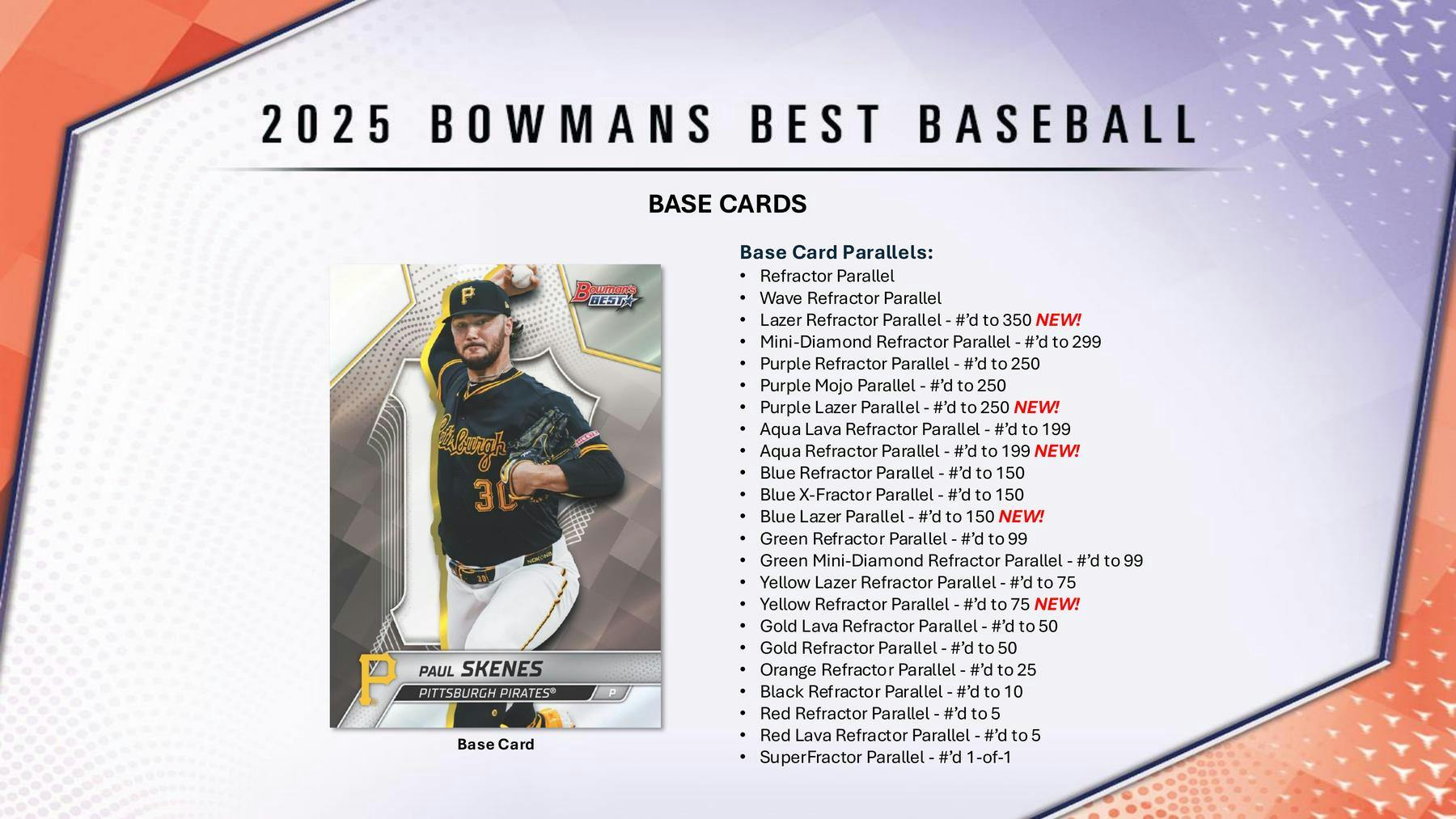 2025 Bowman’s Best Baseball Hobby Box | Columbia Sports Cards - Columbia Hobby - Sports Card Boxes - Toploaders - Card Savers