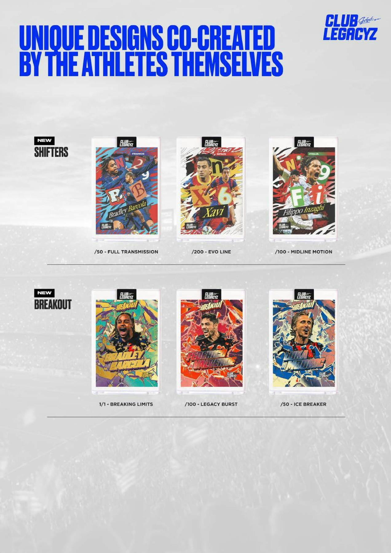 2025 Club Legacyz Icons Soccer Second Edition Hobby Box | Columbia