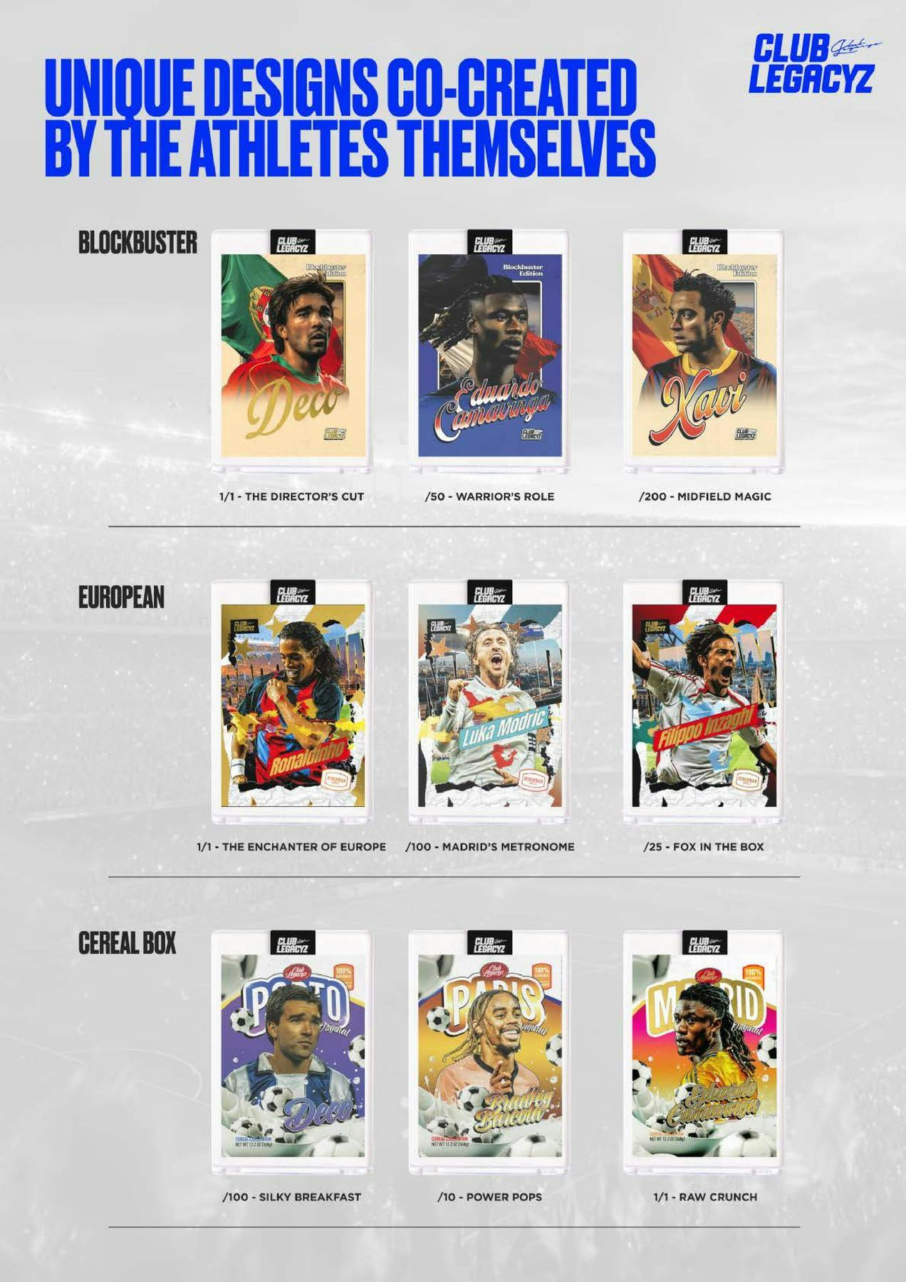 2025 Club Legacyz Icons Soccer Second Edition Hobby Box | Columbia