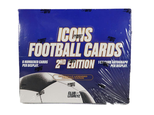 2025 Club Legacyz Icons Soccer Second Edition Hobby Box | Columbia Sports Cards - Columbia Hobby - Sports Card Boxes - Toploaders - Card Savers