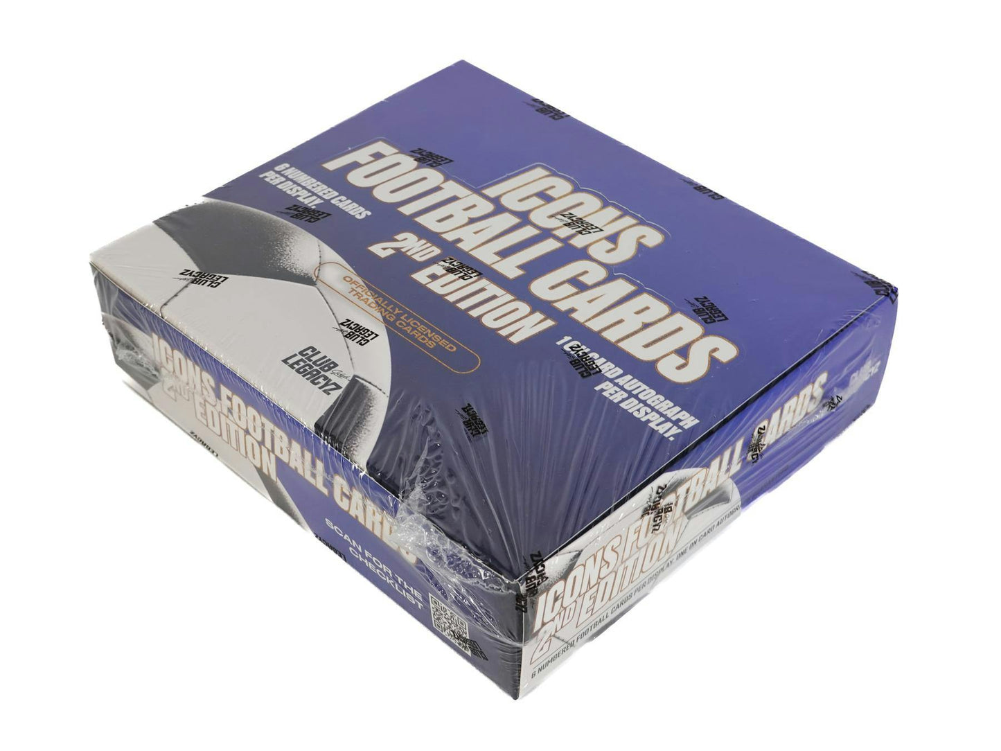 2025 Club Legacyz Icons Soccer Second Edition Hobby Box | Columbia Sports Cards - Columbia Hobby - Sports Card Boxes - Toploaders - Card Savers