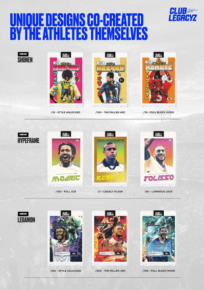 2025 Club Legacyz Icons Soccer Second Edition Hobby Box | Columbia Sports Cards - Columbia Hobby - Sports Card Boxes - Toploaders - Card Savers