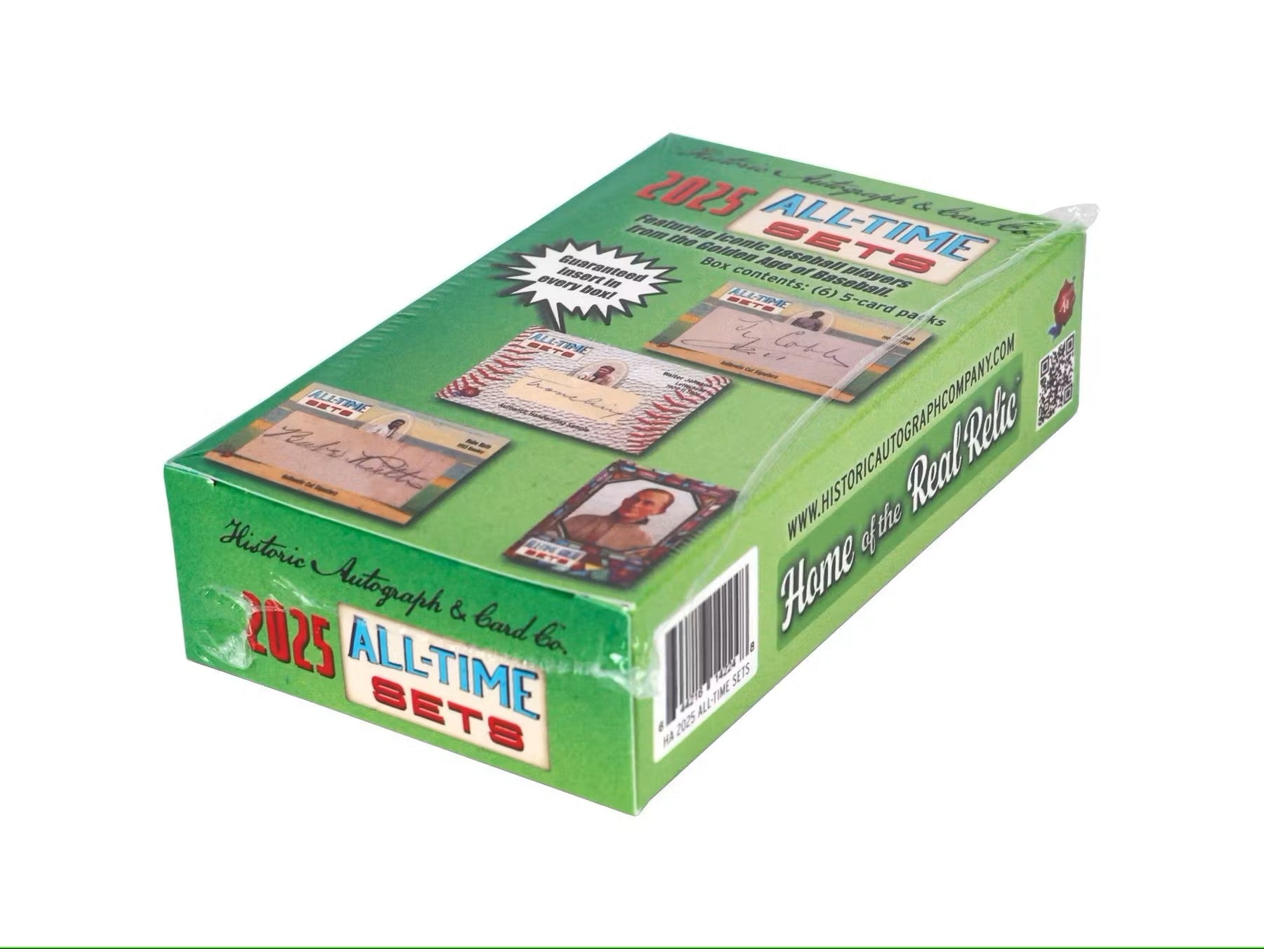 2025 Historic Autographs All Time Sets Baseball Hobby Box - Columbia Hobby - Sports Card Boxes - Toploaders - Card Savers