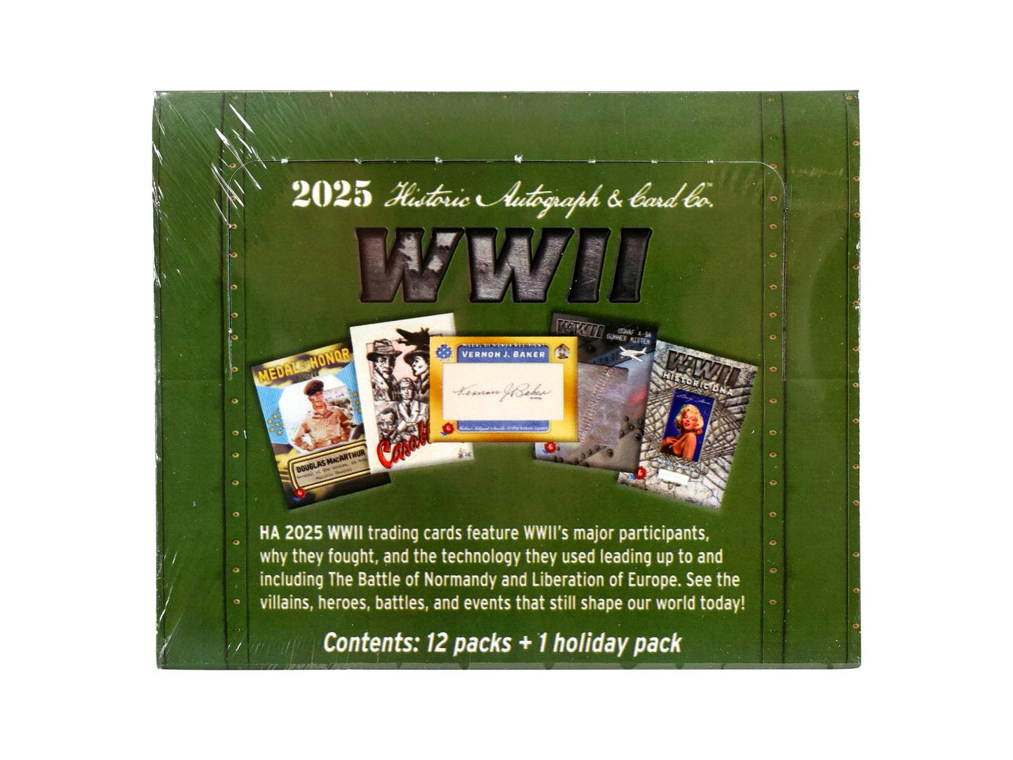 2025 Historic Autographs World War II Hobby Box | Columbia Sports Cards - Columbia Hobby - Sports Card Boxes - Toploaders - Card Savers