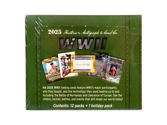2025 Historic Autographs World War II Hobby Box | Columbia Sports Cards - Columbia Hobby - Sports Card Boxes - Toploaders - Card Savers
