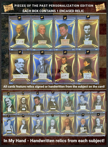 2025 Keepsake Pieces of the Past Personalization Edition Hobby Box | Columbia Sports Cards - Columbia Hobby - Sports Card Boxes - Toploaders - Card Savers