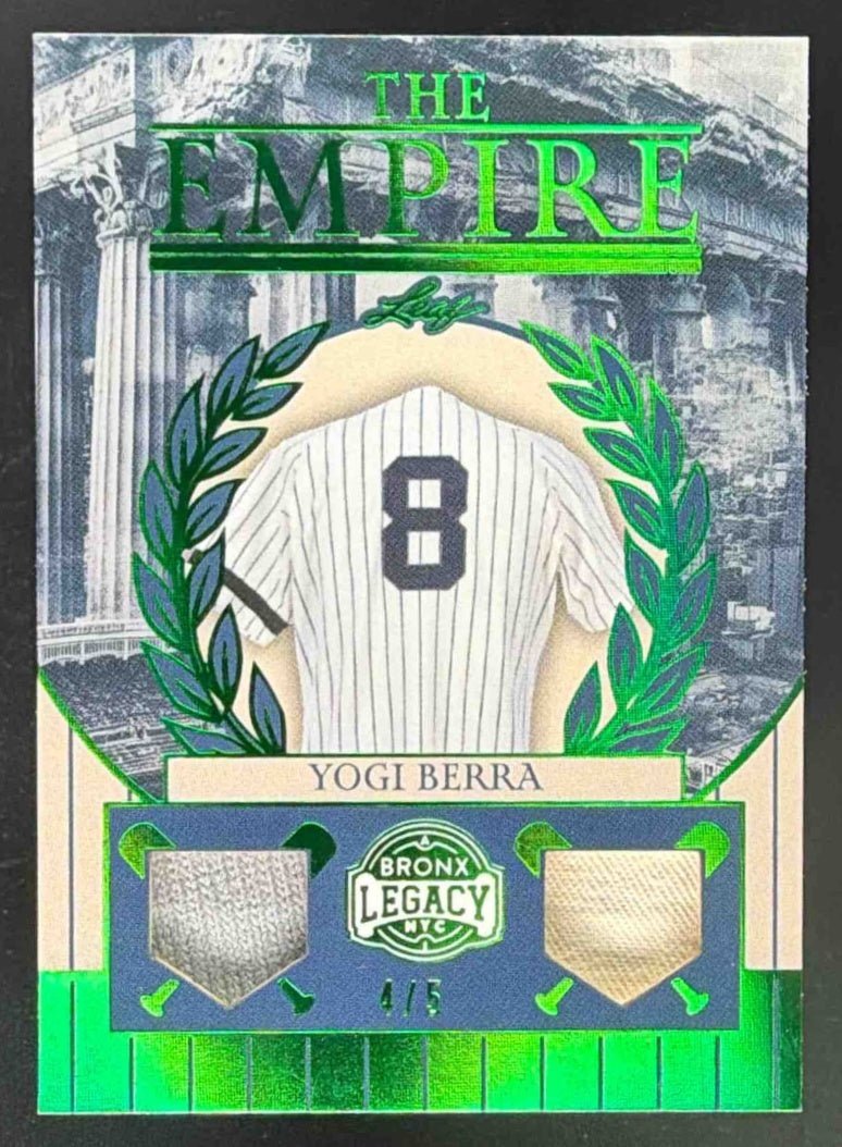 2025 Leaf A Bronx Legacy Yogi Berra #TE-40 trading card